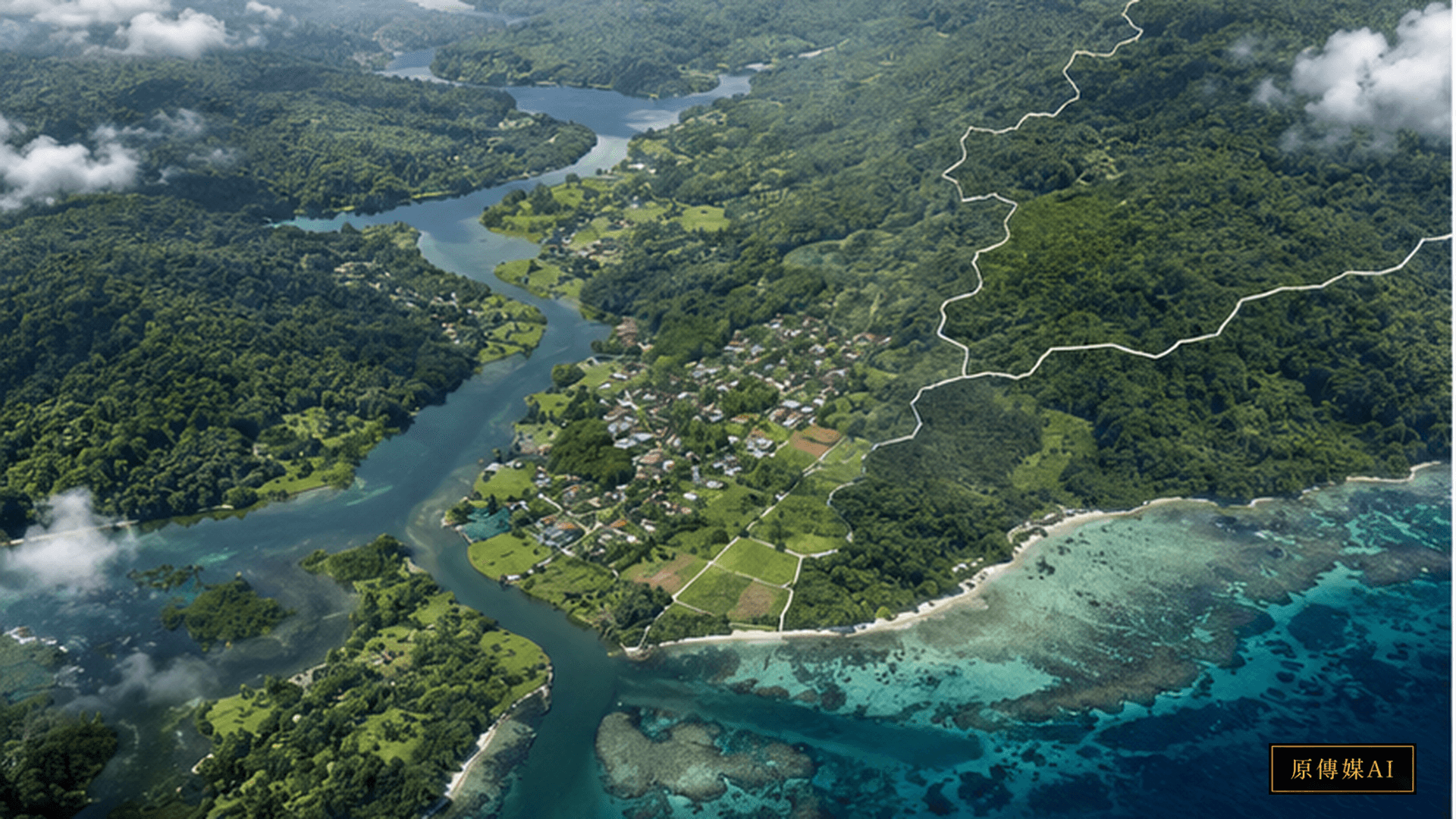 A community-centred conservation landscape with forests, waterways and shared stewardship