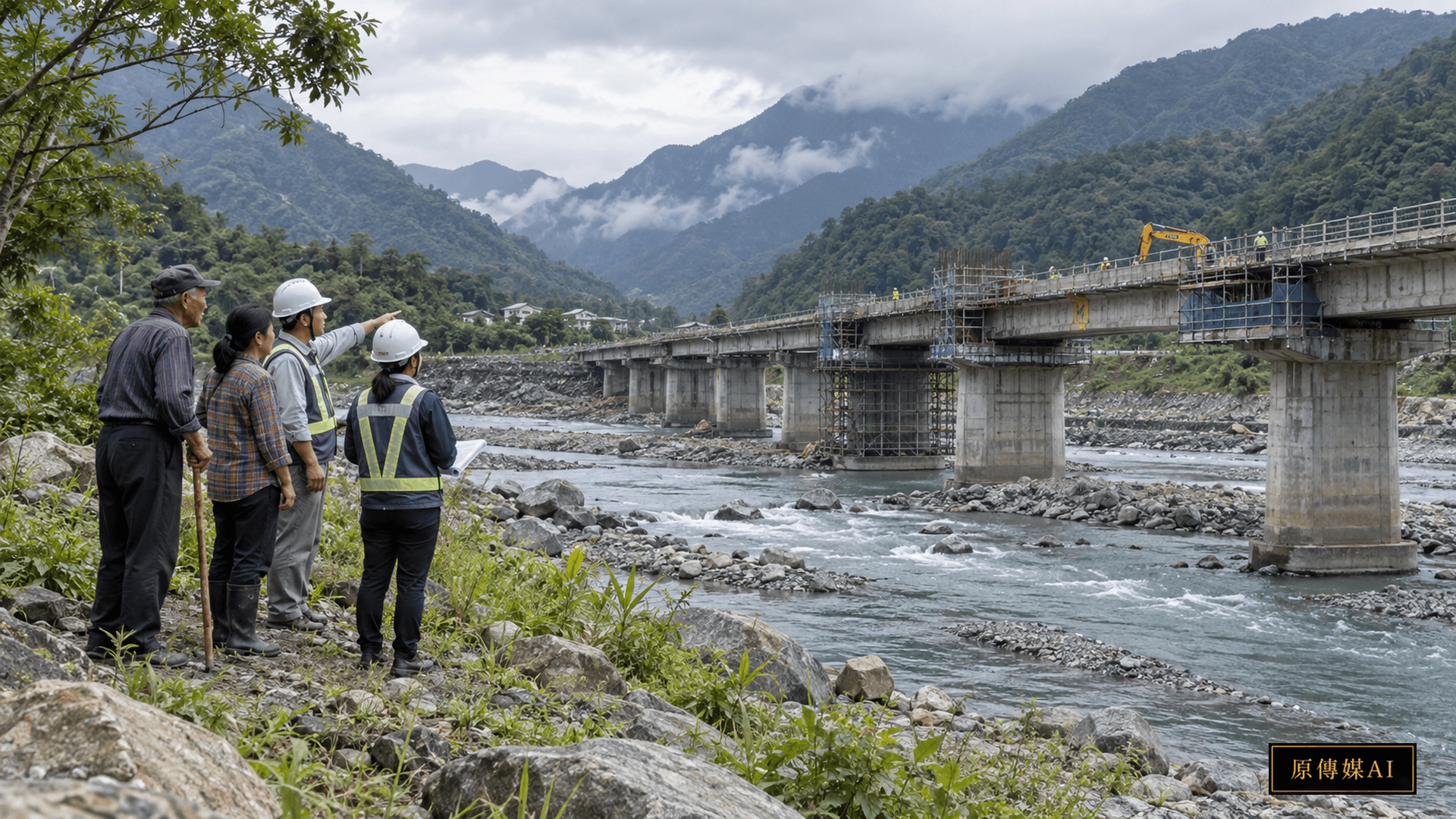讓橋梁與河流一起讀雨勢:口社大橋改建如何把防洪、耐震與部落通行接在一起?