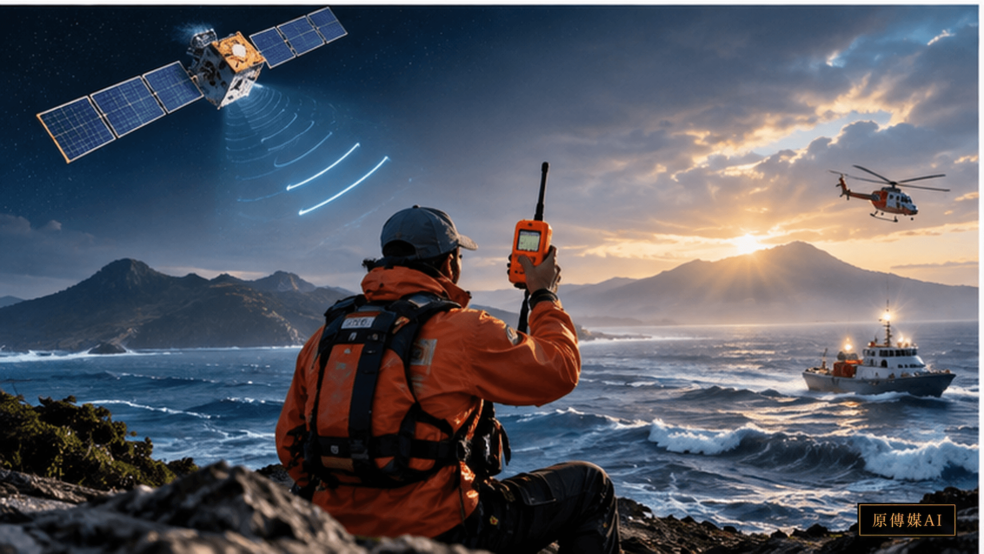 手機沒有訊號,衛星怎麼知道你在哪裡?一顆 406 MHz 求救訊標背後,是跨國接力的救命流程