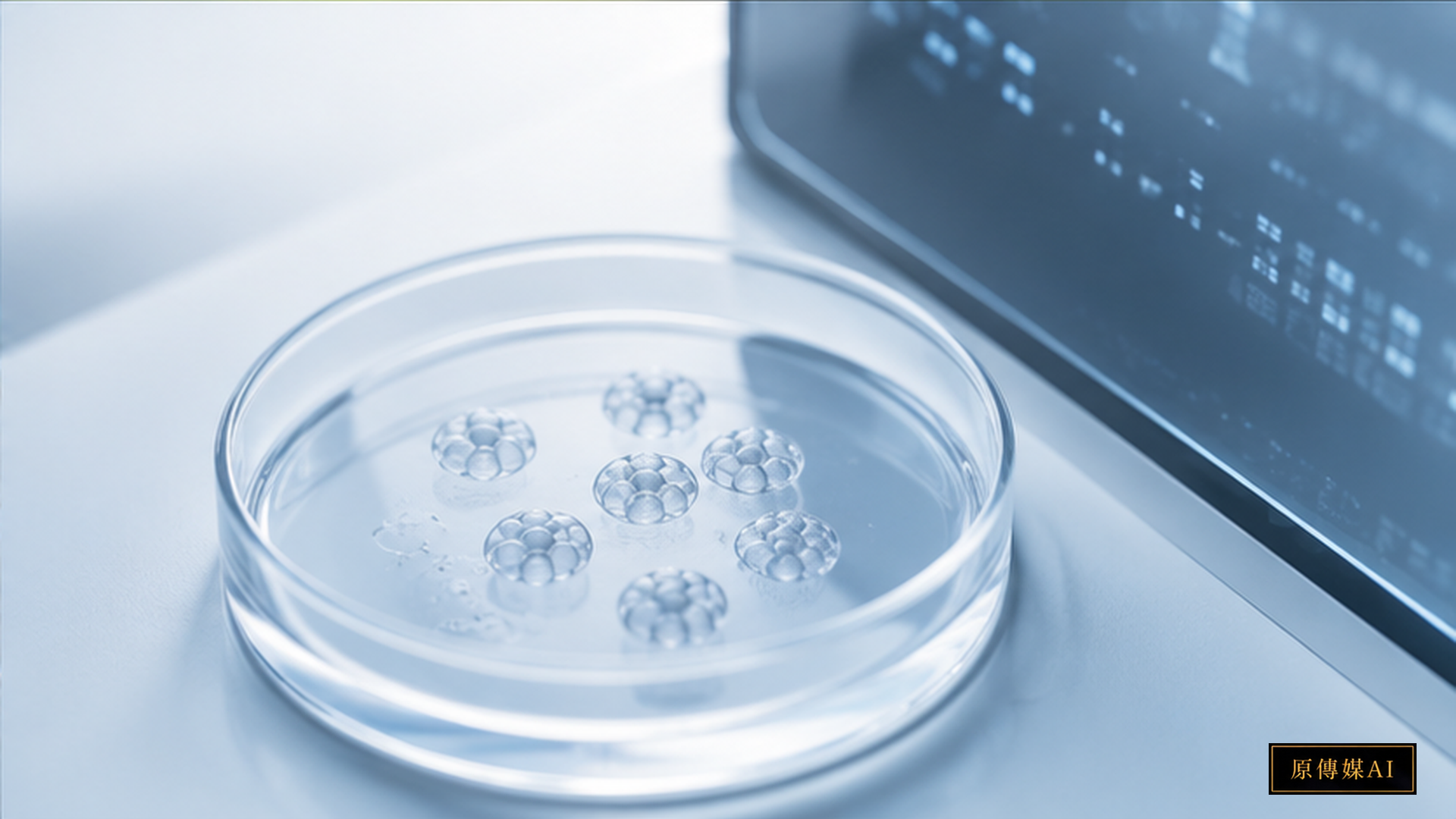 A decision interface presenting uncertain polygenic information beside embryos