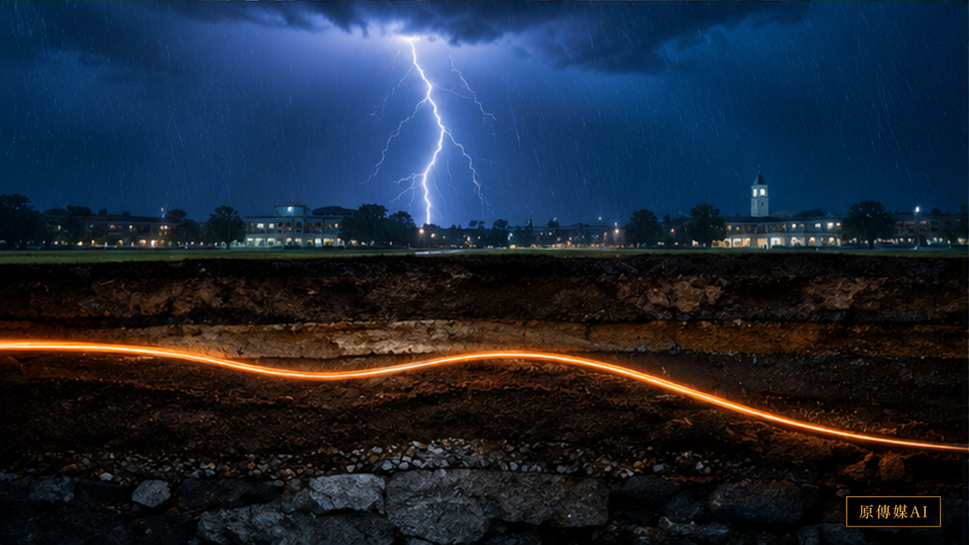雷聲不是只在天上響:地下光纖竟把雷雨變成「免費震源」,照出 100 公尺深的城市地層