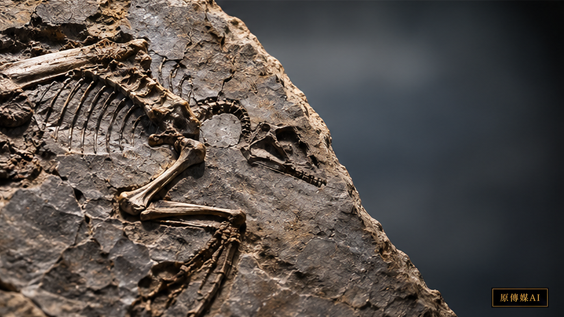 A paleontology research laboratory workstation with detailed Late Jurassic fossil anatomical charts, geological stratigraphic maps, and precision calipers illuminated by natural light, showing delicate skeletal details with no words or logos.