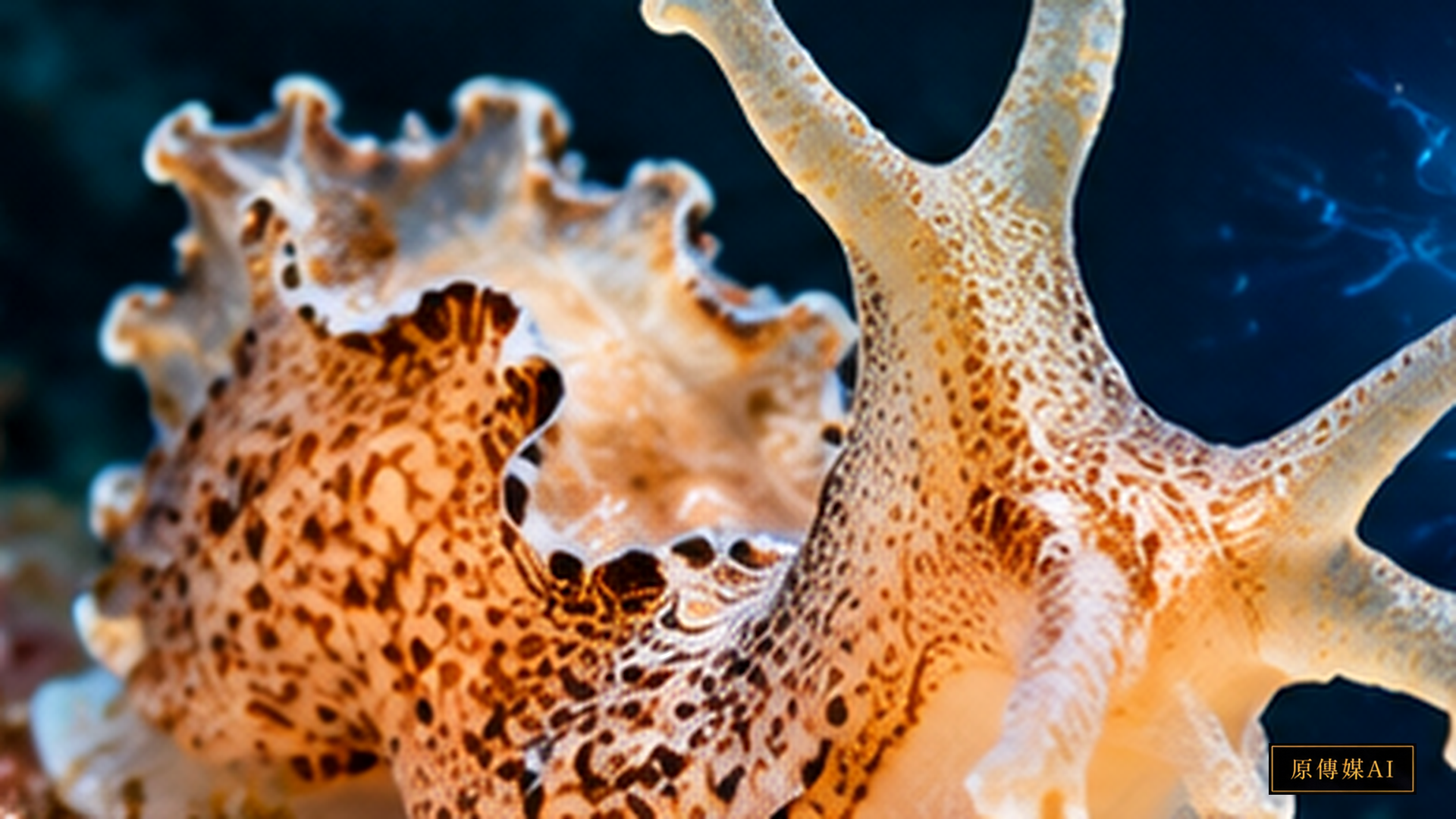 Conceptual representation of marine neurobiology and synaptic circuits, not an actual laboratory photograph.